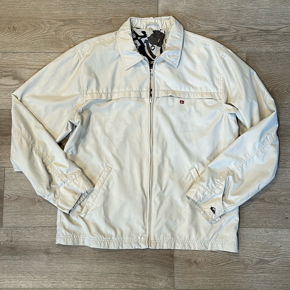 Mens tan windbreaker by Quicksilver - Size: Large